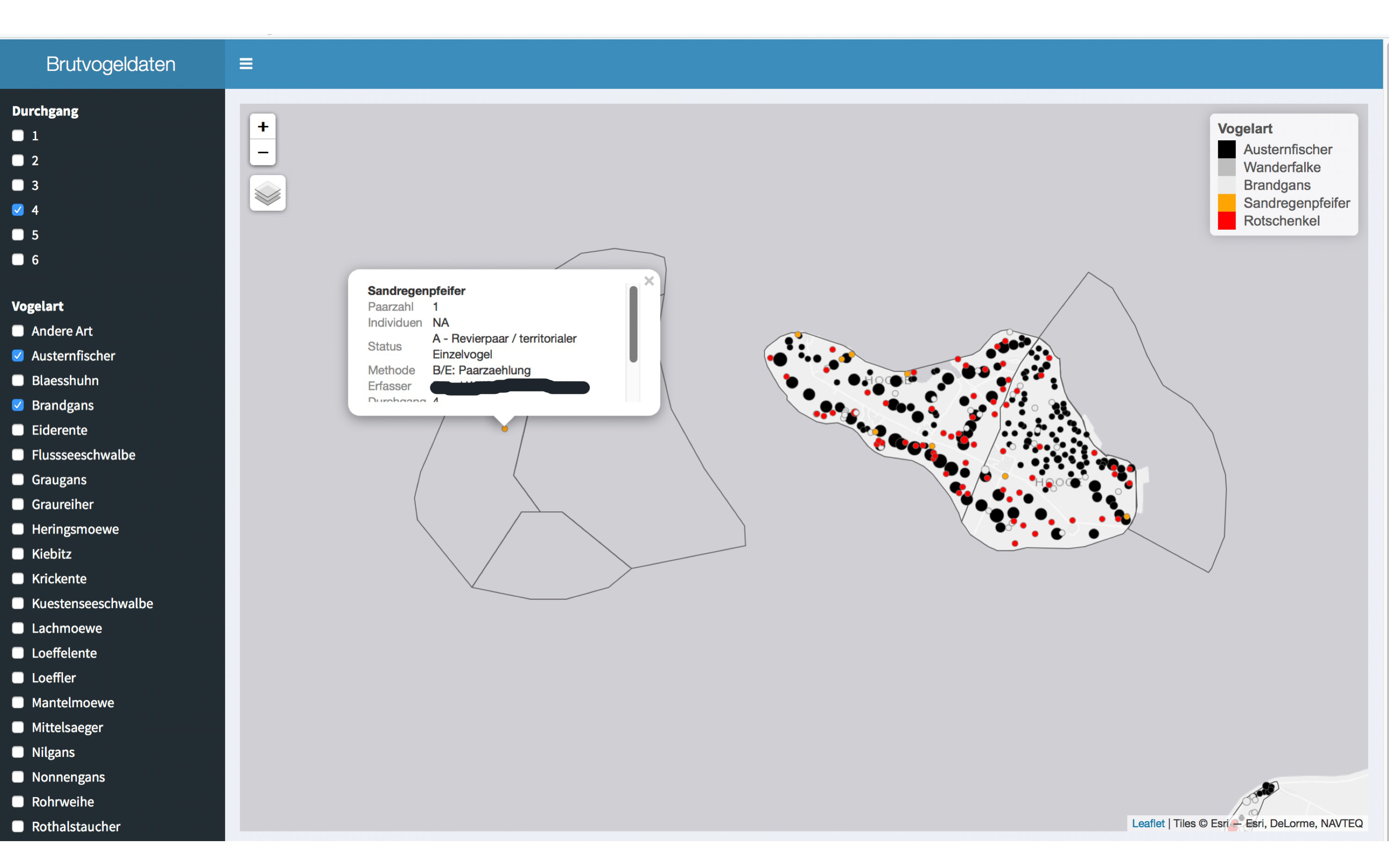 Also visual review of the collected data is possible via R.