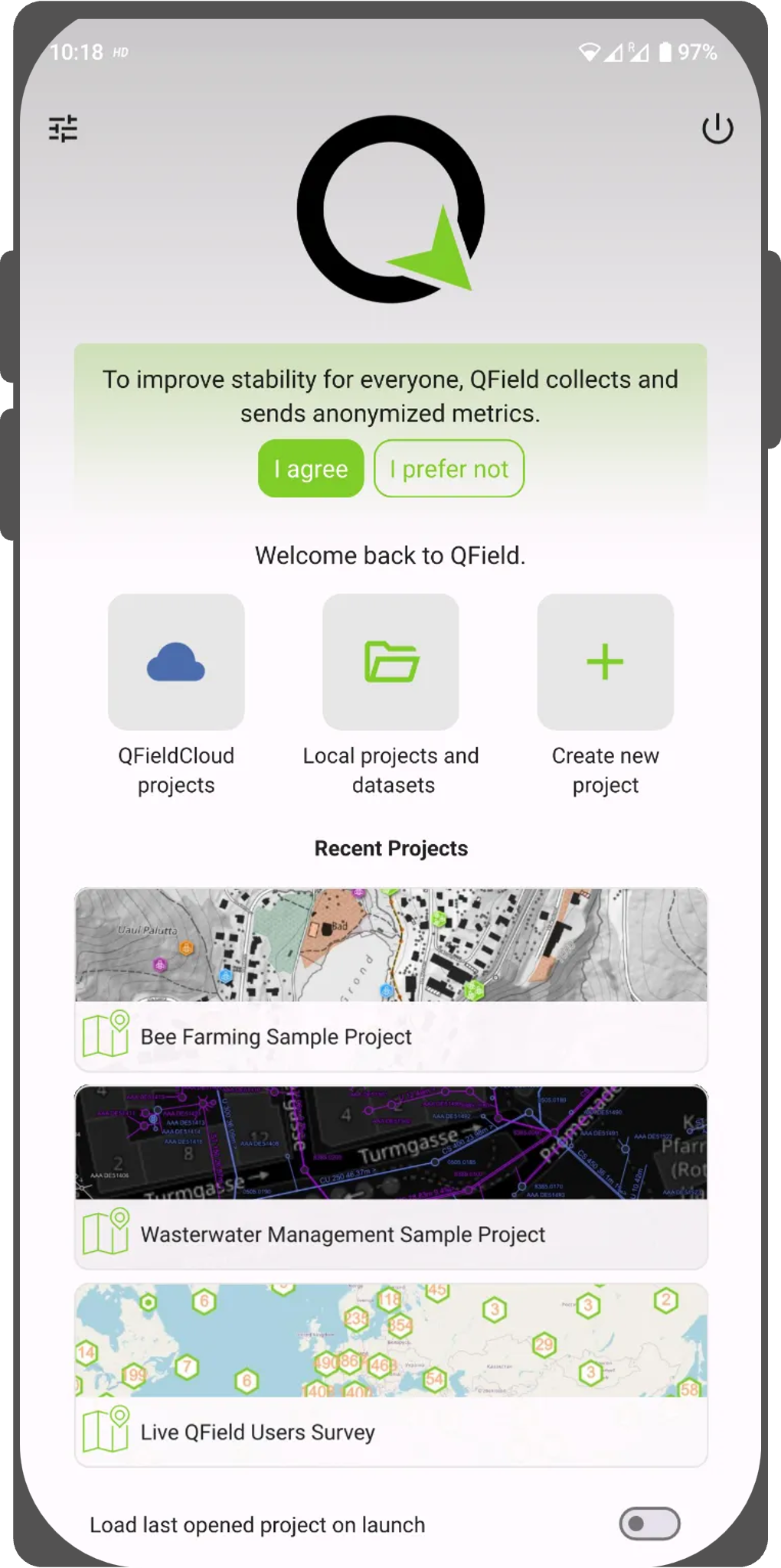 Welcome Screen Welcome Screen